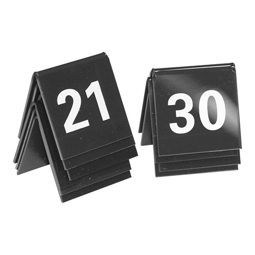 tafelnummer set (21~30)