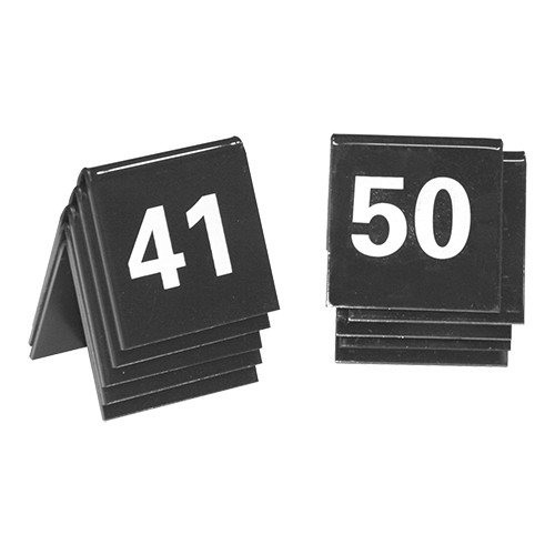 tafelnummer set (41~50)